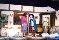 L-r :   Ruth and Madame Arcati