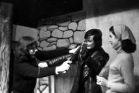 Bob Mulvaney (Carver Doone),Simon McCall (John Ridd) and  Suzanne Alford (Lorna Doone).